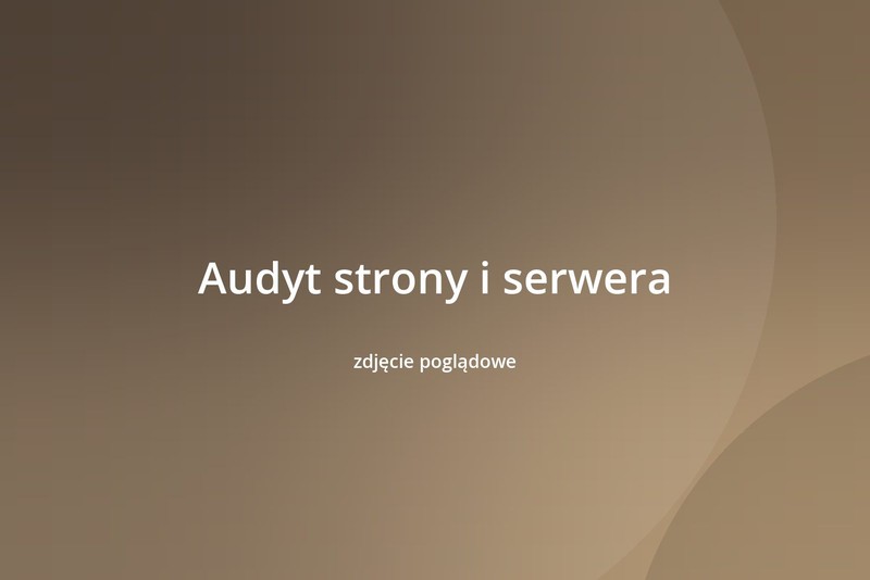 Audyt strony i serwera