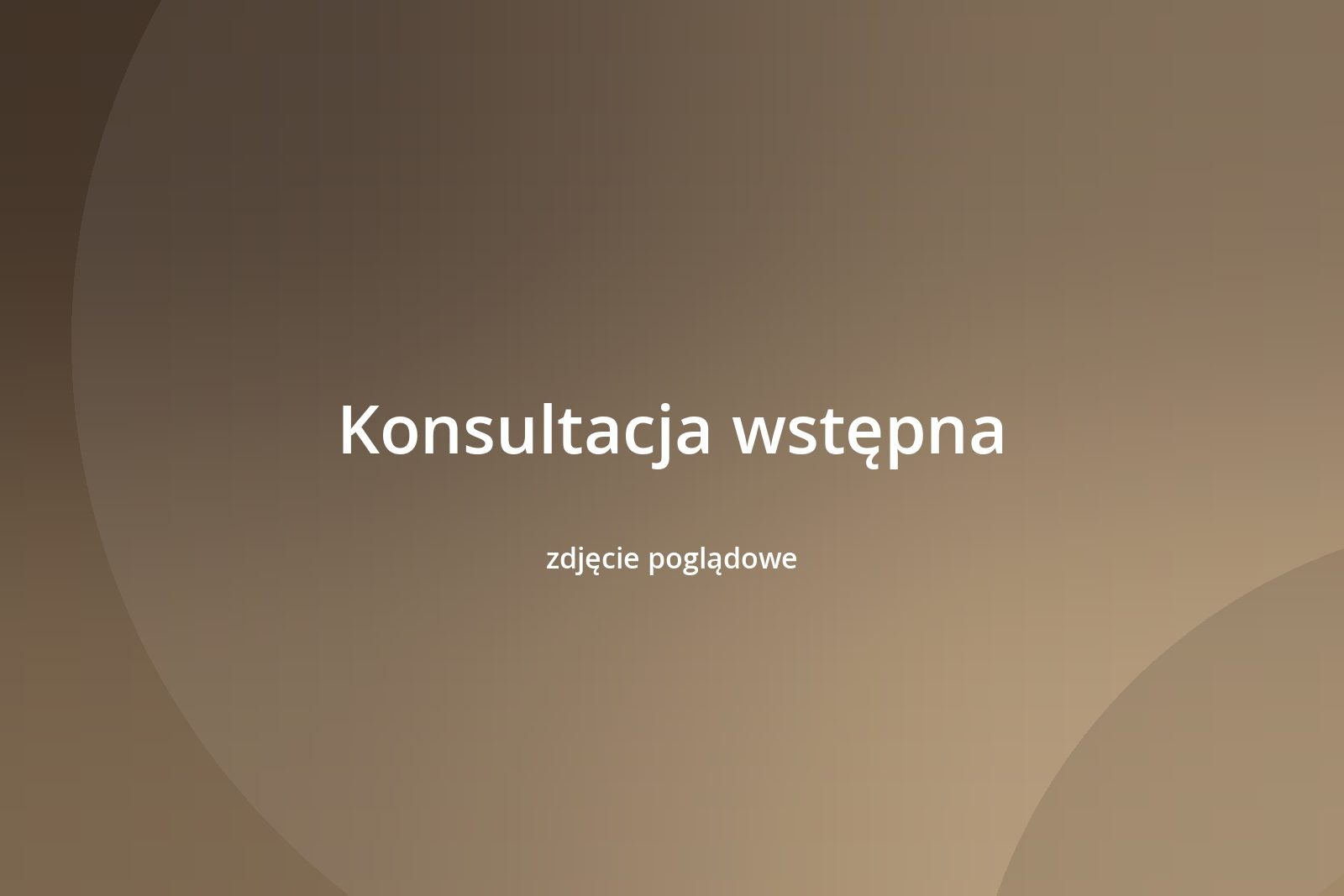 Konsultacja wstępna